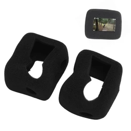 2Pcs Action Camera Windscreen Windslayer Housing Case, Noise Reduction Foam Cover for Action 5 Pro, Action 4, Action 3