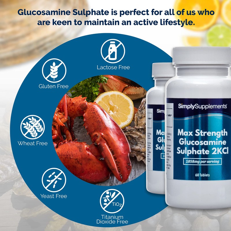 Maximum Strength Glucosamine Sulphate 2KCl | 1858mg Per Serving |
