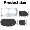 Tallew 6 Pack Car Window Shades for Baby, Include Front