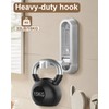 2PCS Folding Wall Hooks, Foldable Coat Hooks, Heavy Duty Wall