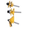3Pcs Rail Stile Router Bits Roman Ogee Bit Woodworking Groove