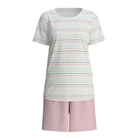 CALIDA Cotton Special Women's Short Pyjamas 100% Cotton, Pastel Pink