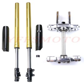 Unbranded 45mm/48mm Triple Tree Clamp 735mm Front Fork for Pit Dirt Bike Apollo SSR YZ CRF