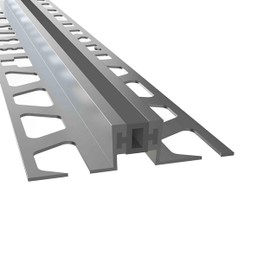 Aluminium Expansion Joints Tile Profile Matt Silver Length 270 cm 10 mm