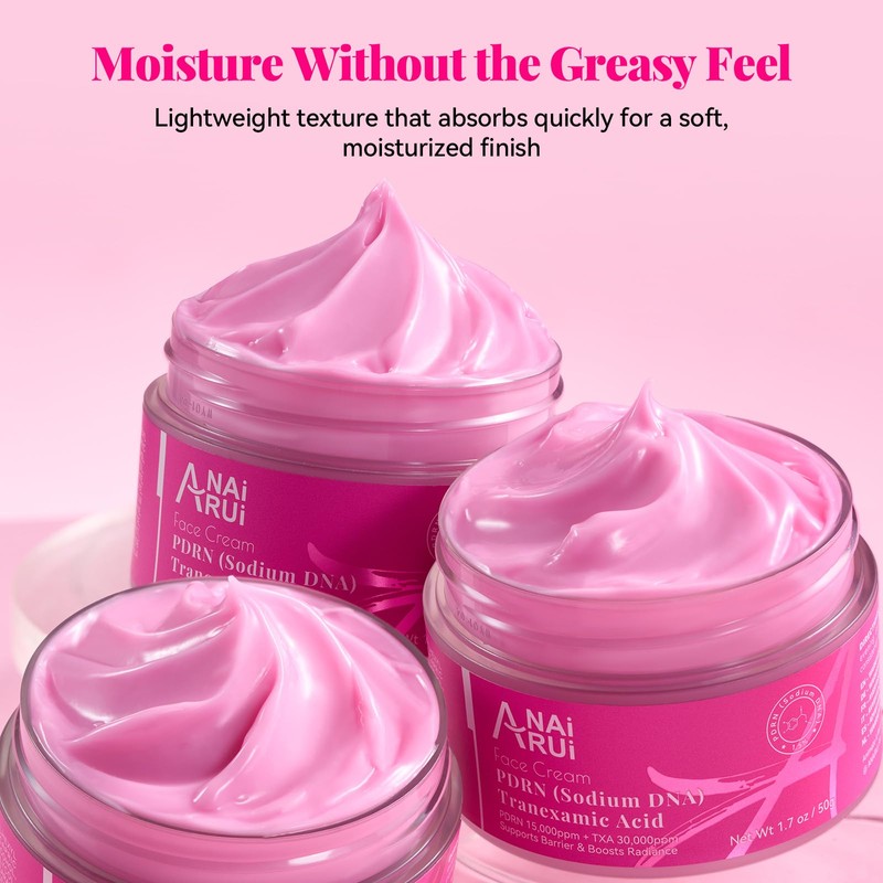 ANAiRUi PDRN Face Cream Rejuvenating Moisturizer Soothing 1.7oz