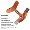 Hurtta Casual ECO Dog Y-Harness, Cinnamon, 32-35 in