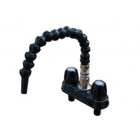 Empire Brass Company CRD-QDFLX-BLK 4' Two-Handle Faucet with Flex Spout