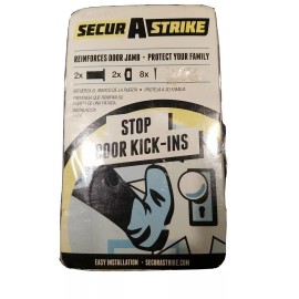 Made In USA Security Door Jamb Reinforcement, Secur A Strike Made In USA set of 2