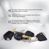HiSport 7 Piece Equipment Key Set Compatible with Various Excavators,