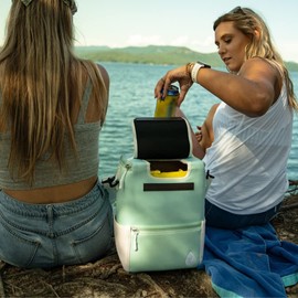 Kanga Insulated Cooler Bag - Soft Cooler Bag - 6 or 12 Can Beer and Seltzer Drink Cooler - Insulated Leak Proof and Durability Tested - Kanga Pouch Cooler - Breeze