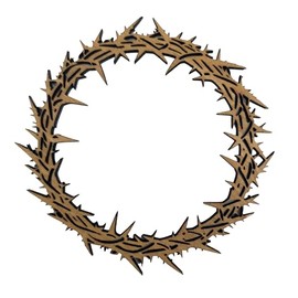Wooden Crown of Thorns 3.25"