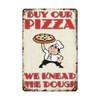 Cartoon Pizza, Buy Our Pizza, We Knead the Dough, Chef's