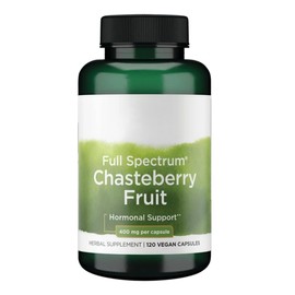 Chastebery Supplement 400mg, Non-GMO, Gluten-Free, 120 Vegan Capsules