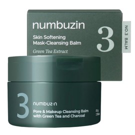 Numbersin Green Tea Charcoal Pore-Cleansing Cleansing Pack Balm 85g, 1 pack / 넘버즈인 녹차숯 모공말끔 클렌징팩밤 85g, 1개