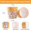 Recipientes de plástico para palomitas de maíz de estilo retro