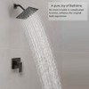 JingGang Oil Rubbed Bronze Shower Faucet Set Bathroom Rainfall Shower