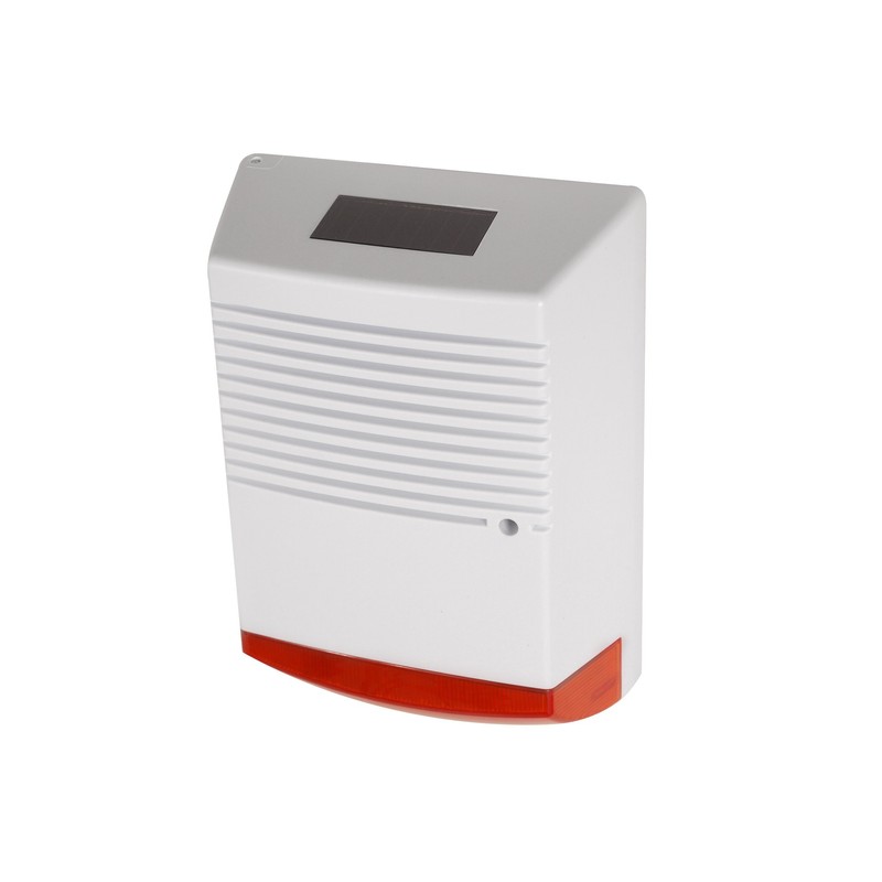 DC3300 Solar Wireless Alarm Siren System Dummy Burglar Deterrent Fake