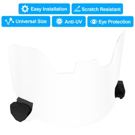 Clear Football Visor, Football Helmet Visor for Adults&Youth, Eye Shield Visor with Clips, Easy Install Football Protection Gear
