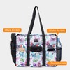 TOPDesign - Bolsa de mano resistente al agua con 13