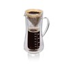 Hamilton Beach Pour Over Drip Coffee Maker, 17 Ounces, Glass