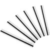 100pcs Male Header Pins,Straight Single Row 40 Pin 0.1 Inch