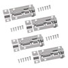 4 Small Bolt Lock, Door Bolt Barrel Sliding Latch Lock