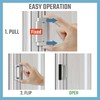 GreaTalent 2PACK Home Security Door Reinforcement Lock Childproof, Add High