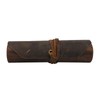 TOURBON Leather Roll Tool Pouch 10 Pockets Woodworking Carving DIY