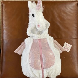 Dream Play Imagine NWT Plush Winged Unicorn Costume Full Zip Dream Play Imagine