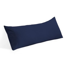 Body Pillow Cover 20x54 Body Pillow Case 100% Egyptian Cotton 600 Thread Count Soft, Skin- Friendly 1 Pack Body Pillowcase with Envelope Closure 20 x 54 Inches, Navy Blue