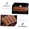 TOVINANNA 4pcs Portable Retro Wood Combs Wide Tooth Detangling Static