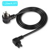 GELRHONR 4.9Ft 90 Degrees 3 Prong AC to IEC320 C5