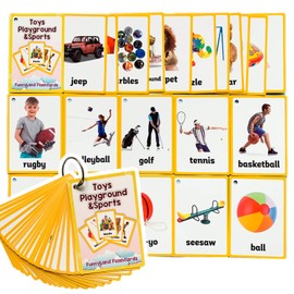 Zwttey 26PCS/Set Toys/Playground/Sports Kids Gifts English Flash Cards Pocket Card Educational Learning Baby Toys for Children Pre-Kindergarten…