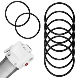 Wares- KWGE25RG (WS03X10038) ORings Compatible with GE ™ 2.5 Inch Water Filters GXWH01C, CXWH08C, GXWH04F, GXWH20F, GXWH20S, GXRM10 & GX1S01R (8 Pack)