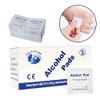 Box of 100pc of Alcohol Pads Alcohol Wipes Pads 75%