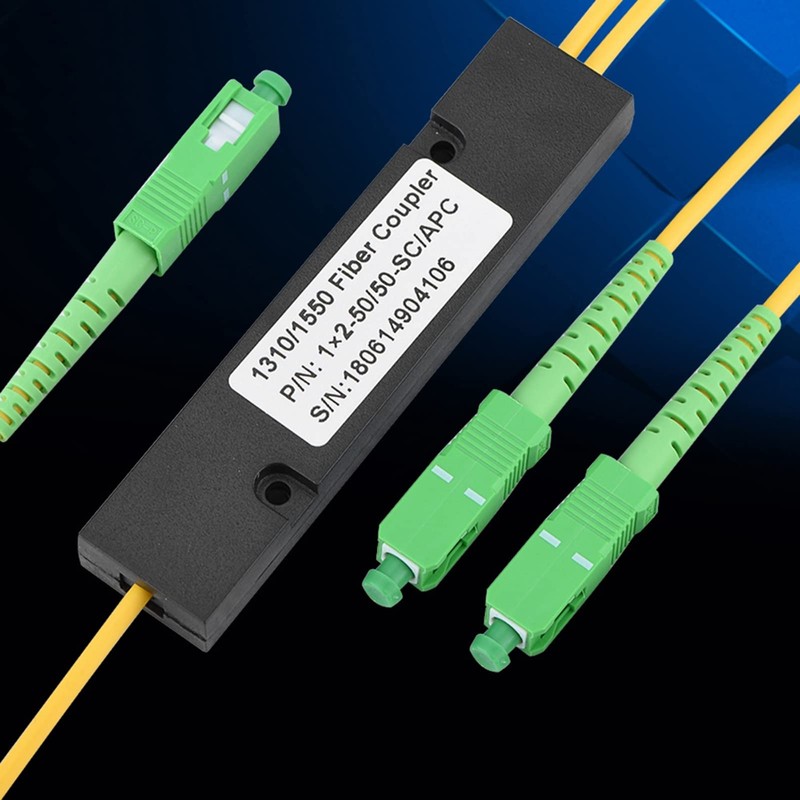 Ouitble Optical Splitter SC 1x2 PLC FBT Singlemode Fibre Optic