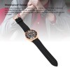 Men Field Watch Mineral Glass 50M Waterproof Silicone Strap Luminous