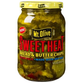 Mt. Olive Mt Olive Sweet Heat Bread And Butter Pickle Chips 16 Oz Jar Pack Of 1