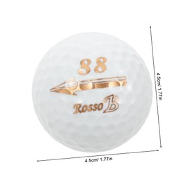 WHAMVOX 6pcs Durable Golf Practice Balls Reliable Training Supplies for Adults Indoor and Outdoor Use for Frequent Practice Spaces