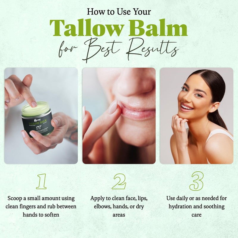 Jade Outlet Inc Chamomile Tallow Balm | Nourishing Moisturizer for