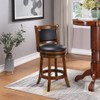 Yardlio "Stylish and Durable Augusta Swivel Counter Stool: Comfortable Seating
