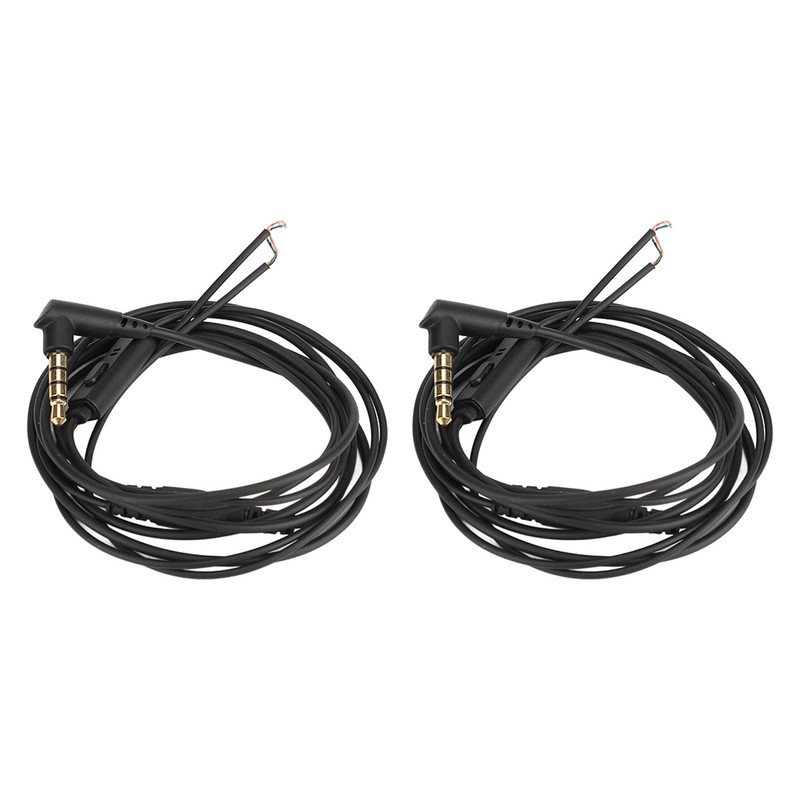 2Pcs Earphone Repair Cable Oxygen Free Copper 3.5mm Lossless 1.2m