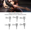 6 Set Tuning Pegs Electric Guitar Machine Heads Tuners Parts