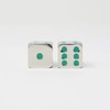 Image Mission KG18580 Metal Dice, 0.6 inches (15 mm), Green