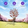 Tree Stake Kit, Heavy Duty Steel 11.8 Inch Steel Tree