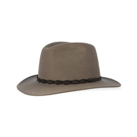 Tilley TWF1 Montana Wool Fedora Hat (Taupe, 7 5/8)