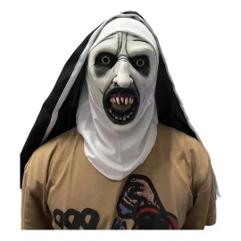 Máscara De Halloween Nun Nun De Cosplay Terror Mx