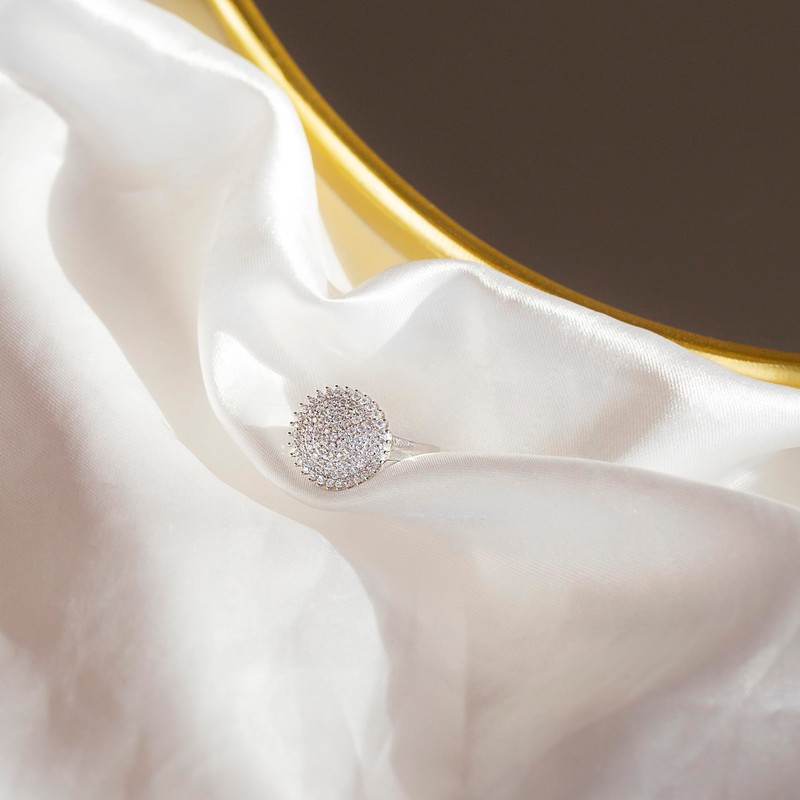 Tuscany - 925 Sterling Silver Silver Zircon