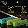 3PCS Guitar Fret Erasers Fret String Polishing Abrasive Rubber Blocks