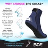 BPS 'Second Skin' Water Socks (Navy Blue - Low Cut